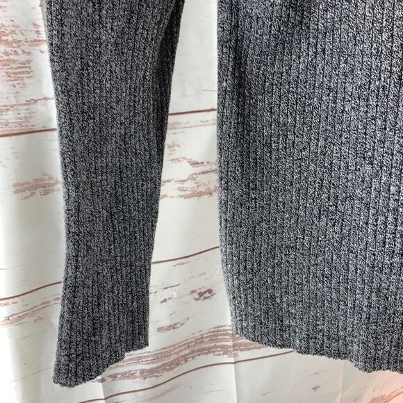 H&M Grey Cabled Mock Turtleneck  Sweater Women  XL - Picture 4 of 6